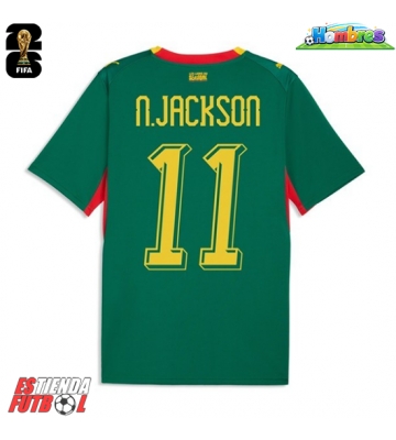 Senegal Nicolas Jackson #11 Segunda Equipación Mundial 2026 Manga Corta